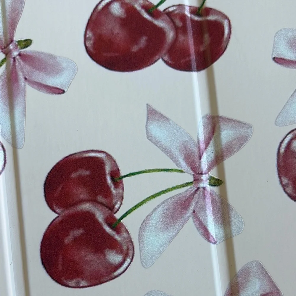 Cherry and Bow iPad Case red and pink NWOT